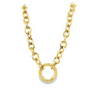 Elevate your look with this timeless 32-inch 14K gold finished chain link necklace, designed for effortless sophistication. 
