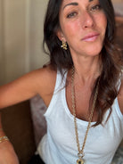 Elevate your look with this timeless 32-inch 14K gold finished chain link necklace, designed for effortless sophistication. 