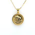 old plated sterling silver charm, 24mm wide, tailored to fit all Love, Ellison gold necklaces.
Perfect for adding a refined touch to personalized or minimalist jewelry.