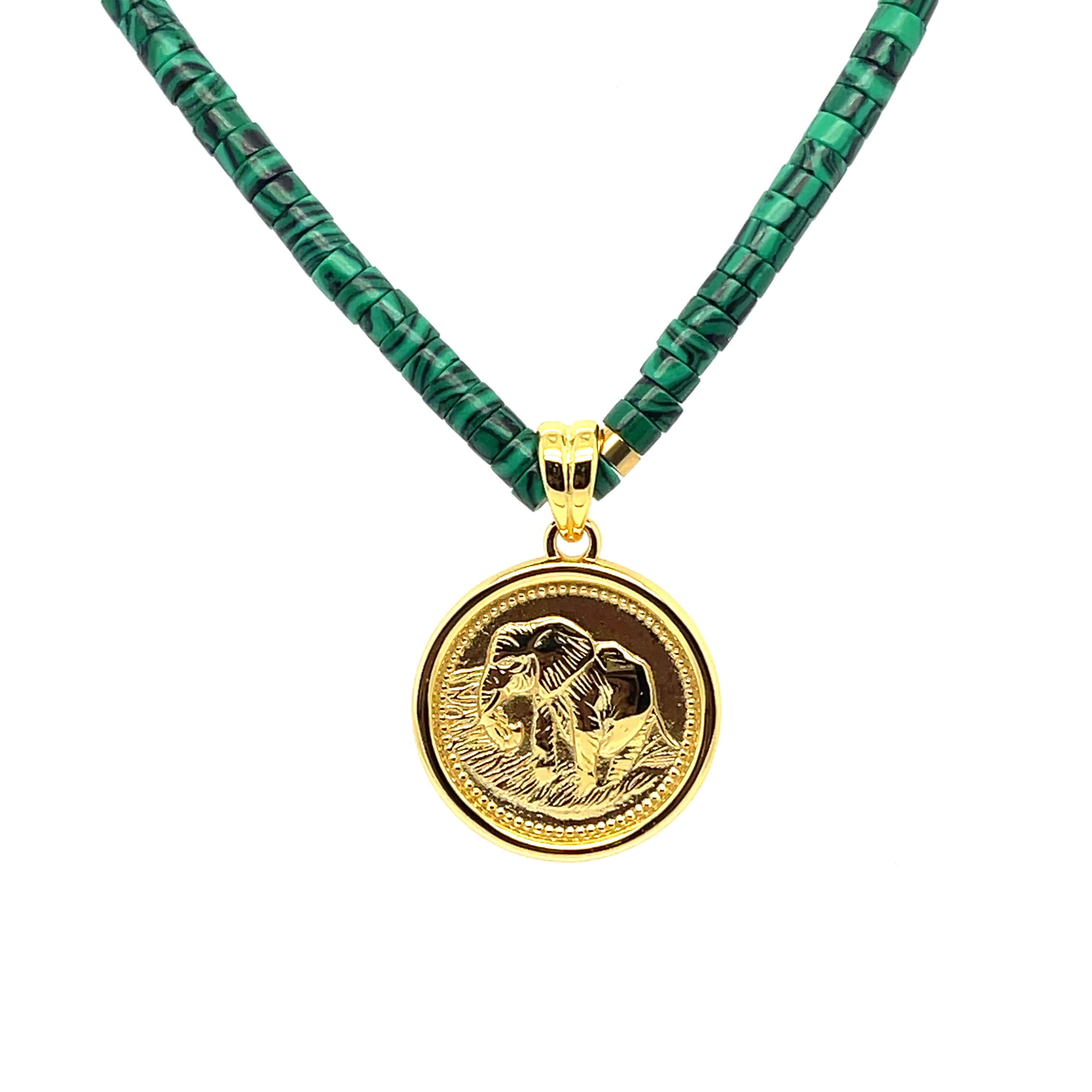 Custom 24mm gold plated sterling silver disc pendant made for Love, Ellison necklace styles.
Classic and elegant accessory suited for engraving or everyday sophistication.