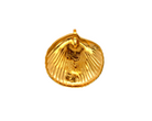 Maris pendant – gold plated stainless steel jewelry with shell-inspired design, 3x3 inch statement piece featuring 1-inch back clasp, elegant ocean-themed necklace for summer style and subtle empowerment