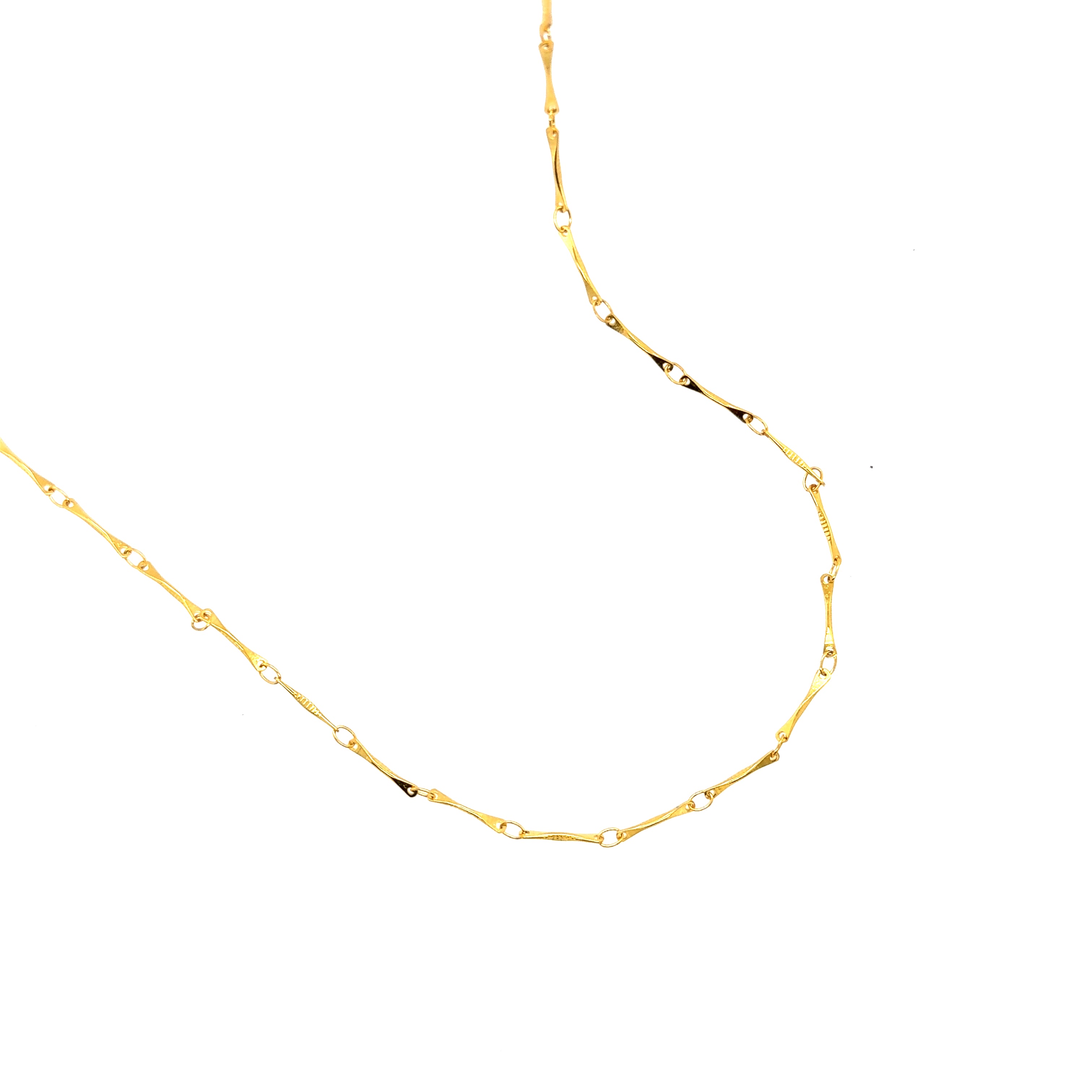 20 inch gold plated necklace, elegant chain for layering or wearing with pendants, timeless everyday jewelry