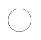 silver bangle necklace