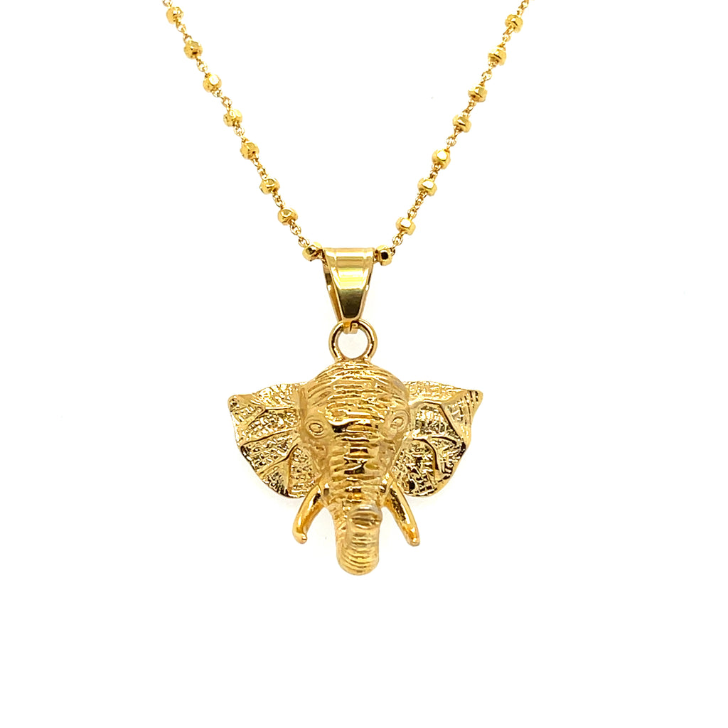 30mm by 32mm custom gold plated pendant for Love, Ellison necklaces crafted from stainless steel.
Sleek and polished design—great for gift giving or updating your necklace look.