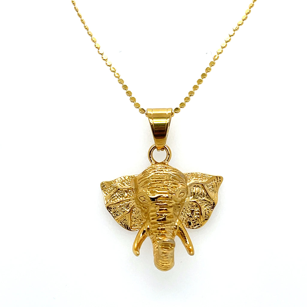 Elegant gold plated stainless steel pendant, 30mm tall and 32mm wide, fits all Love, Ellison necklaces.
A must-have addition to your Love, Ellison jewelry for a refined and modern touch.