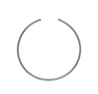 silver bangle necklace