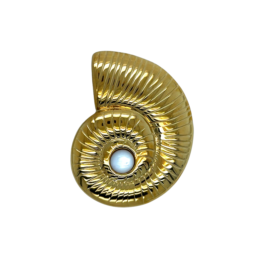 Gold pendant for necklaces, scarves, bags, very versatile