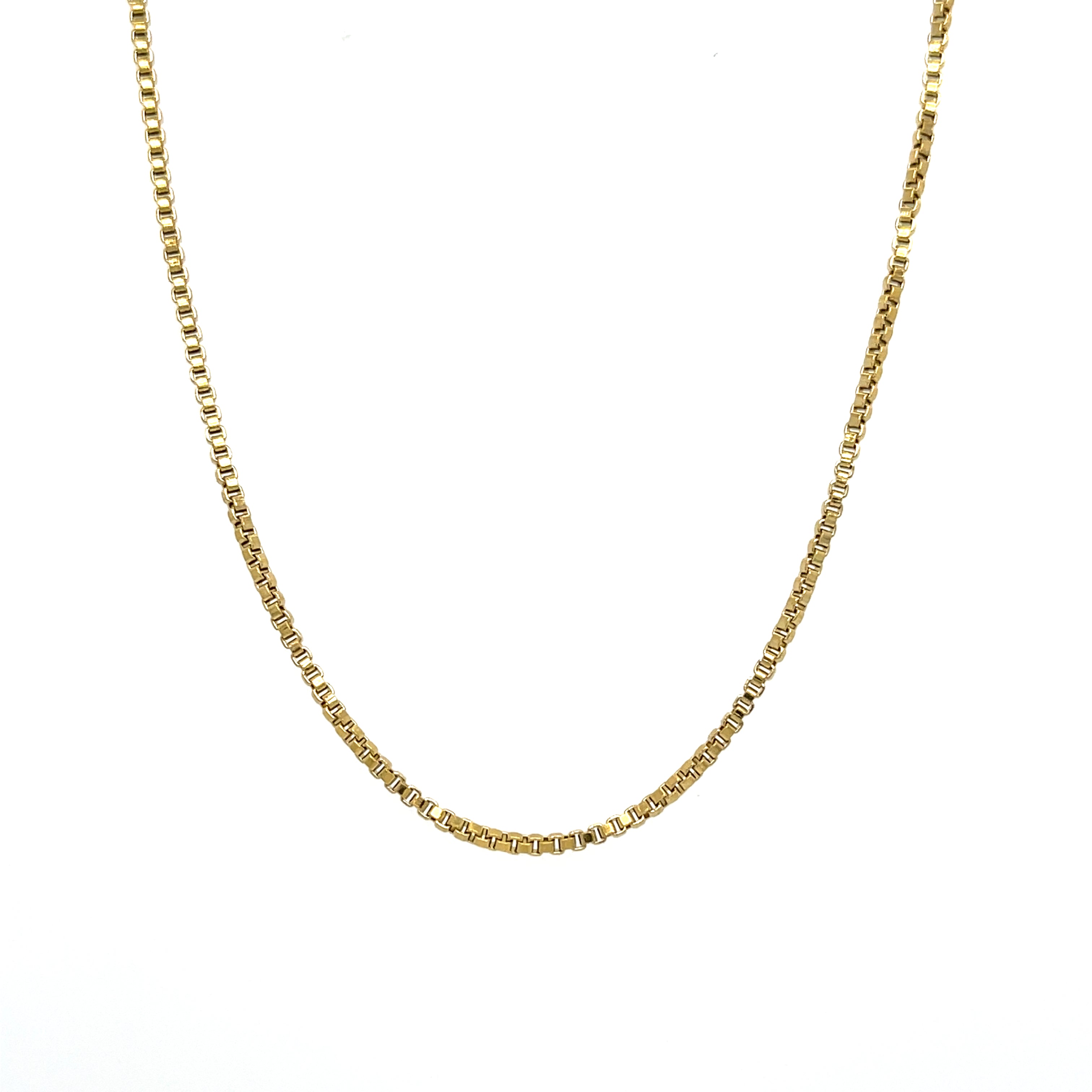 18 inch gold plated chain necklace, minimalist layering chain for everyday or formal wear