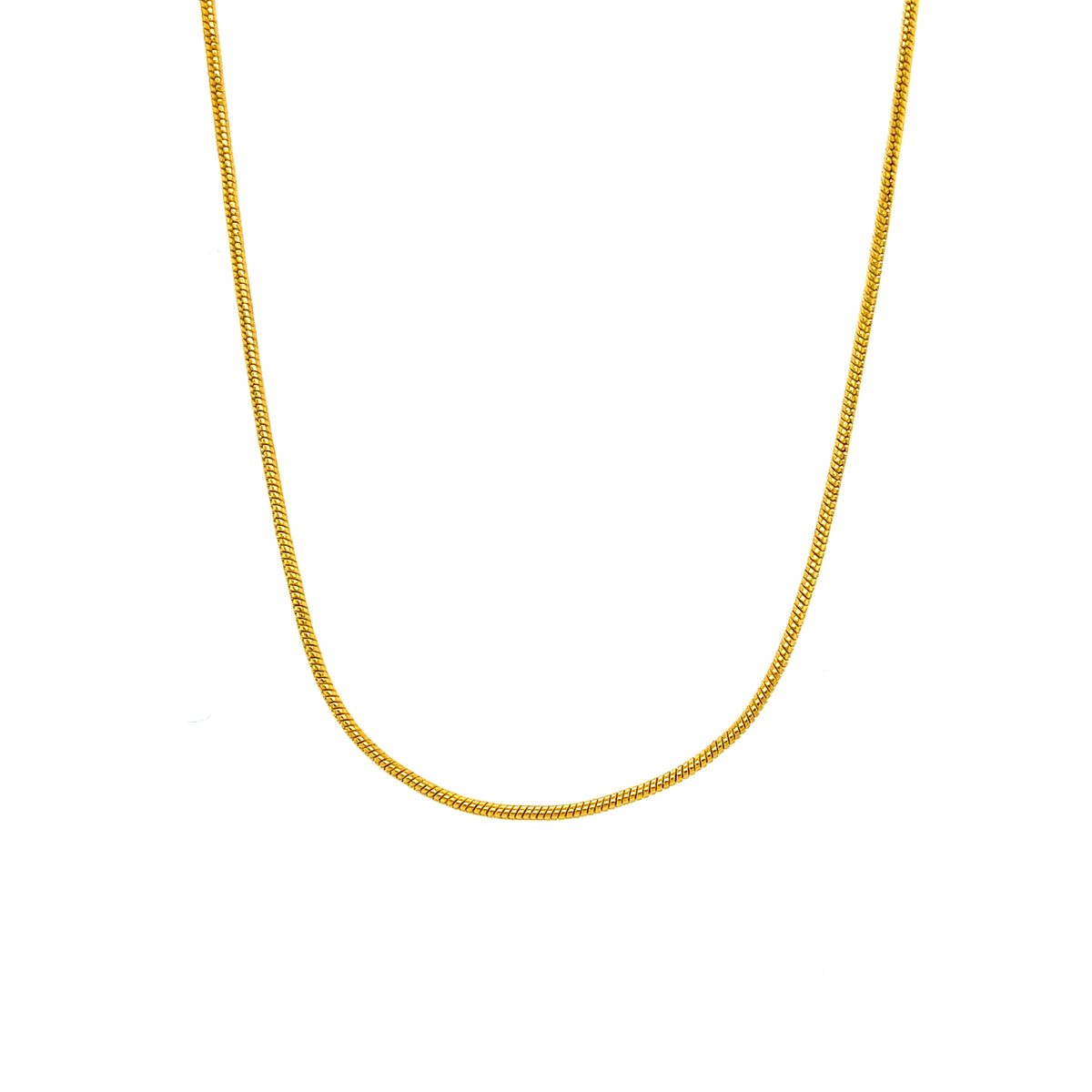 A simple stacking necklace to bring glamour into any carefully curated stack. this simple piece is dainty and perfect for stacking or wearing singly.&nbsp;