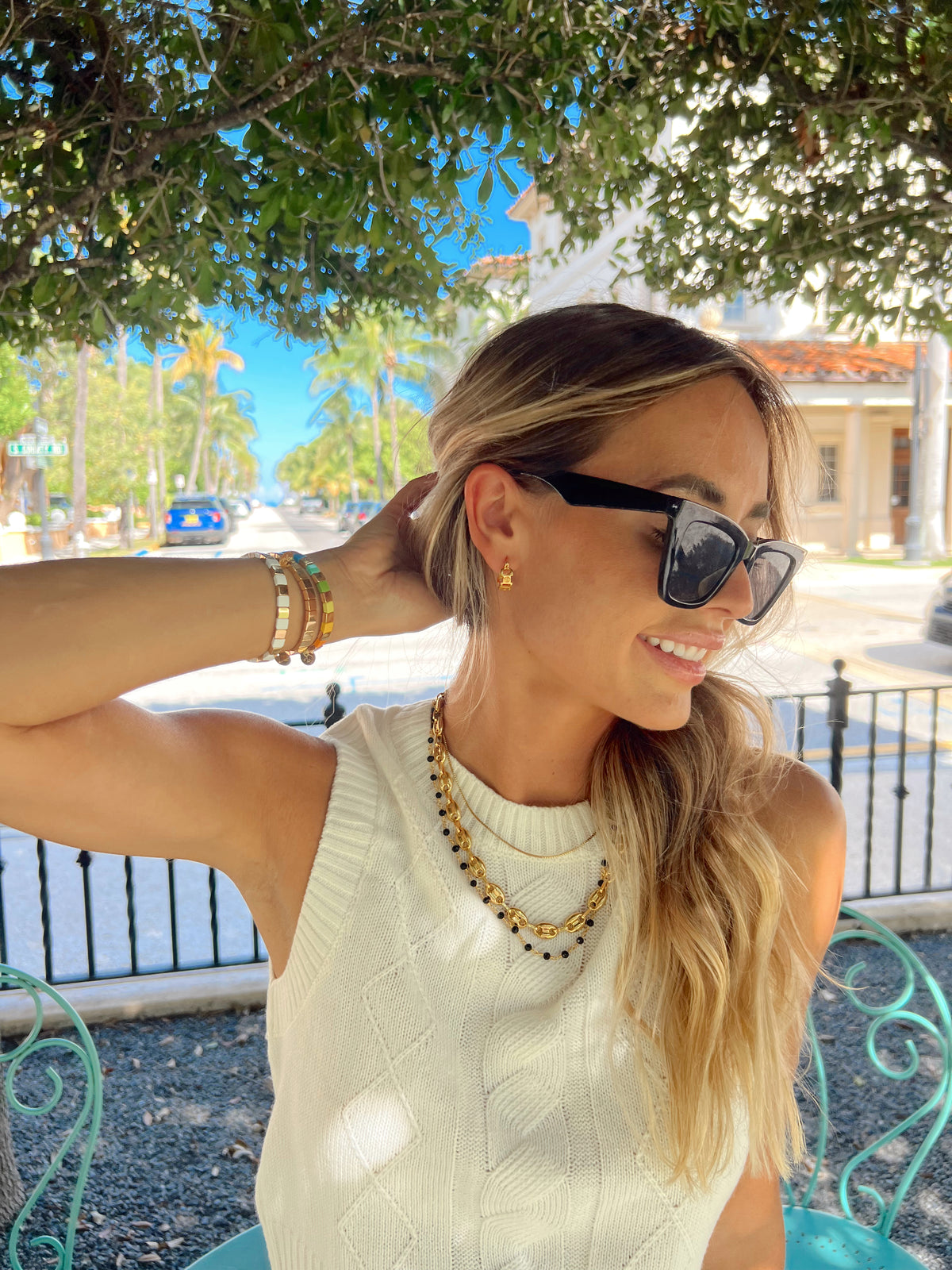 A simple stacking necklace to bring glamour into any carefully curated stack. this simple piece is dainty and perfect for stacking or wearing singly.&nbsp;